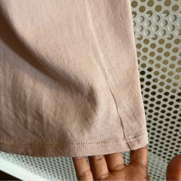 Chaser Short-sleeve tee Size Medium Pink Scoop Neck With Ruffled Sleeves - Picture 4 of 6